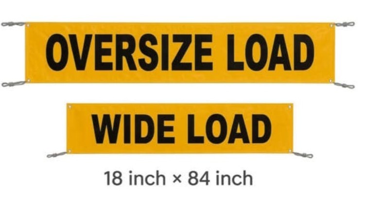 Oversize & Wide Load Banner 18