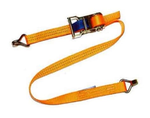 EN 12195-2 2T Ratchet Tie Down Strap With Double J Hook