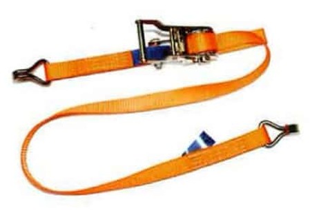 EN 12195-2 1.5T Ratchet Tie Down Strap with Double J Hook