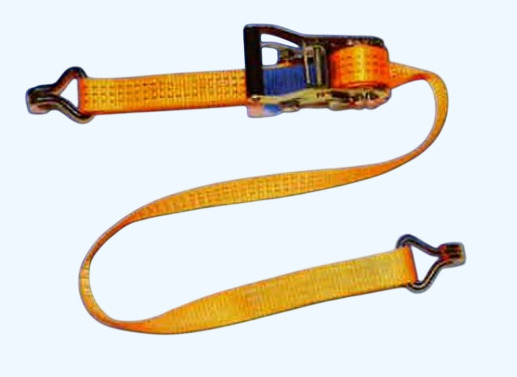 EN 12195-2 3T Ratchet Tie Down Strap With Double J Hook