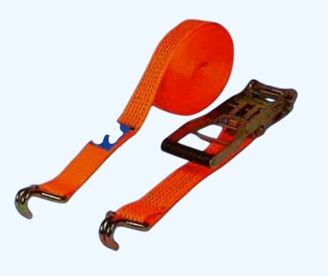 EN 12195-2 5T ERGO Ratchet Tie Down Strap With Double J Hook