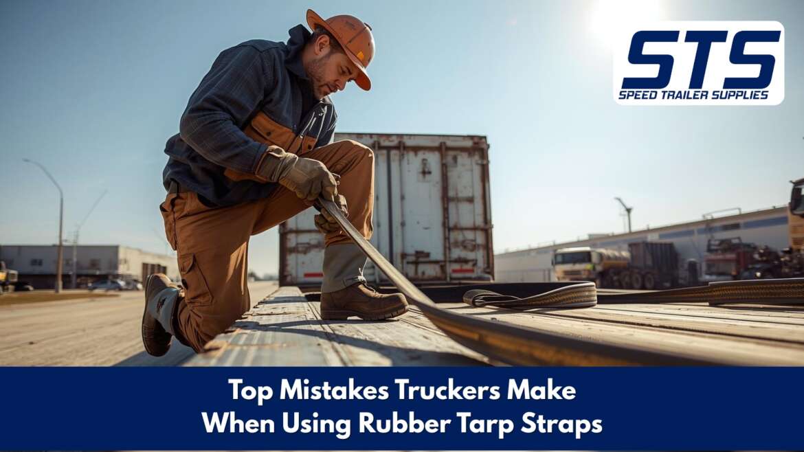 Top Mistakes Truckers Make When Using Rubber Tarp Straps