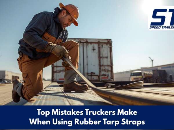 Top Mistakes Truckers Make When Using Rubber Tarp Straps