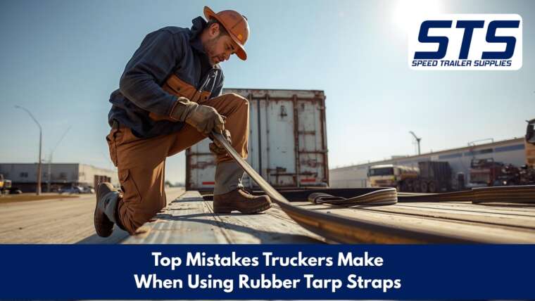 Top Mistakes Truckers Make When Using Rubber Tarp Straps