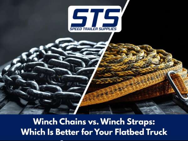 Winch Chains vs. Winch Straps: Which Is Better for Your Flatbed Truck?