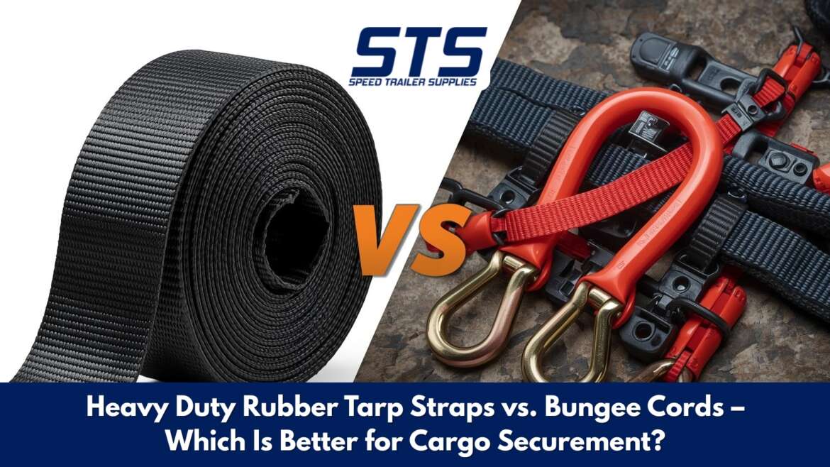 Heavy Duty Rubber Tarp Straps vs. Bungee Cords – Which Is Better for Cargo Securement?