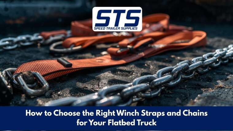 How to Choose the Right Winch Straps and Chains for Your Flatbed Truck